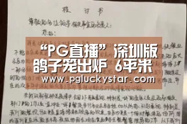 “PG直播”深圳版鸽子笼出炉 6平米首付30万(图2) PG公司